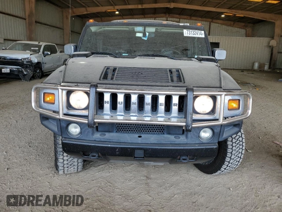 2005 Hummer H2 SUV with VIN 5GRGN23U95H117402, listed as a Copart auction lot 73132414 with 211,219 mi miles and Clean Title. Bid and sale history available at carsss.com. Image 5.