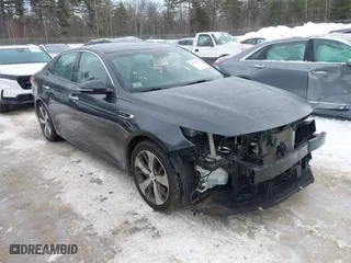 2018 Kia Optima SX with VIN 5XXGW4L24JG206603, listed as a IAAI auction lot 41511873 with 156,402 mi miles. Bid and sale history available at carsss.com. Image 1.