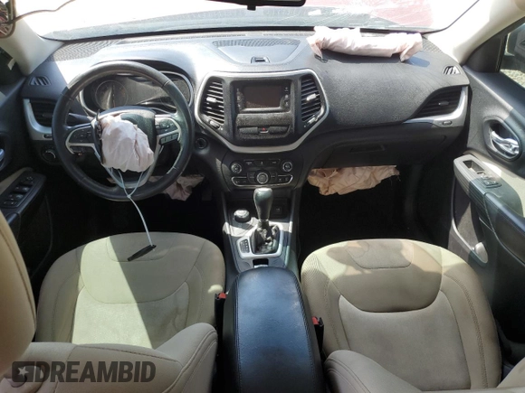 2016 Jeep Cherokee Sport with VIN 1C4PJMAB1GW238918, listed as a Copart auction lot 50257085 with 0 mi miles and Salvage Title. Bid and sale history available at carsss.com. Image 8.
