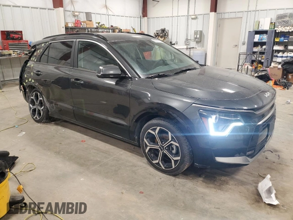 2023 Kia Niro EX with VIN KNDCR3LE0P5038126, listed as a Copart auction lot 42741815 with 56,347 mi miles and Salvage Title. Bid and sale history available at carsss.com. Image 4.
