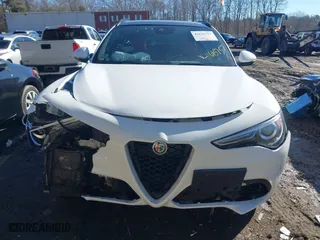 2020 Alfa Romeo Stelvio Ti with VIN ZASPAKBNXL7C91738, listed as a IAAI auction lot 41615757 with 1 mi miles. Bid and sale history available at carsss.com. Image 12.