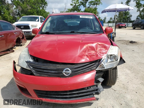 2010 Nissan Versa 1.8 SL with VIN 3N1BC1CP7AL437709, listed as a Copart auction lot 50507355 with 95,549 mi miles and Non Repairable. Bid and sale history available at carsss.com. Image 5.