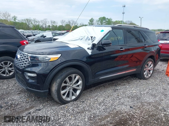 2022 Ford Explorer Platinum z VIN 1FM5K8HC6NGA72795, wystawiony jako IAAI lot #41955734 z przebiegiem 41 373 mil mil oraz . Historia ofert i sprzedaży dostępna na DreamBid. Obrazek 2.