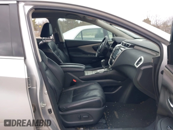 2016 Nissan Murano S with VIN 5N1AZ2MH8GN169195, listed as a IAAI auction lot 41971810 with 124,929 mi miles. Bid and sale history available at carsss.com. Image 5.