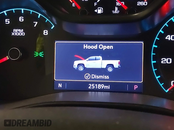 2022 Chevrolet Colorado 4WD Z71 with VIN 1GCGTDEN6N1169037, listed as a IAAI auction lot 40987020 with 25,189 mi miles and . Bid and sale history available at DreamBid. Image 15.