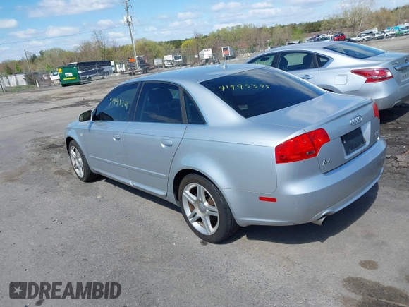 2008 Audi A4 2.0T с VIN WAUDF78E78A016997, выставлен на аукционе IAAI как лот 41995375 с пробегом 133 805 миль миль и . История ставок и продаж доступна на DreamBid. Изображение 3.