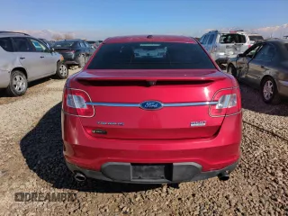 2011 Ford Taurus SHO with VIN 1FAHP2KT9BG125855, listed as a Copart auction lot 46924855 with 182,220 mi miles and Salvage Title. Bid and sale history available at DreamBid. Image 6.