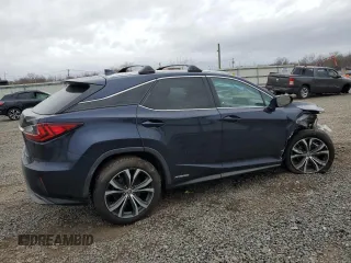 2019 Lexus RX 450h z VIN 2T2BGMCA3KC030968, wystawiony jako Copart lot #47703885 z przebiegiem 83 018 mil mil oraz Szkoda całkowita • Salvage title. Historia ofert i sprzedaży dostępna na DreamBid. Obrazek 3.