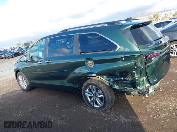 2024 Toyota Sienna XLE with VIN 5TDJSKFC7RS135935, listed as a IAAI auction lot 41409630 with 5,477 mi miles and . Bid and sale history available at DreamBid. Image 15.