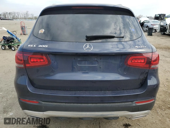 2020 Mercedes-Benz GLC with VIN W1N0G8EB6LF808755, listed as a Copart auction lot 49897765 with 66,948 mi miles and Salvage Title. Bid and sale history available at carsss.com. Image 6.