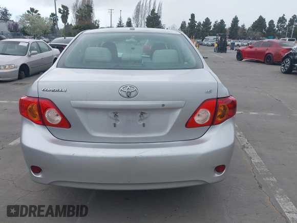 2009 Toyota Corolla with VIN 1NXBU40E29Z162410, listed as a IAAI auction lot 41905756 with 104,866 mi miles. Bid and sale history available at carsss.com. Image 15.