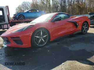 2022 Chevrolet Corvette 3LT with VIN 1G1YC3D41N5117663, listed as a Copart auction lot 79477514 with 6,965 mi miles and Salvage Title. Bid and sale history available at carsss.com. Image 1.