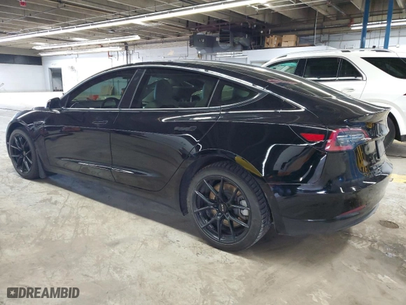 2022 Tesla Model 3 Long Range with VIN 5YJ3E1EB7NF353407, listed as a Copart auction lot 47205335 with 48,979 mi miles and Salvage Title. Bid and sale history available at carsss.com. Image 2.