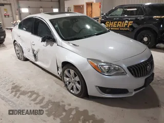 2016 Buick Regal Premium II with VIN 2G4GS5GX3G9176688, listed as a IAAI auction lot 41855306 with 101,170 mi miles. Bid and sale history available at carsss.com. Image 1.