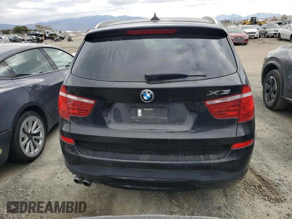 2017 BMW X3 sDrive28i with VIN 5UXWZ7C56H0U44767, listed as a Copart auction lot 49438065 with 93,719 mi miles and Clean Title. Bid and sale history available at carsss.com. Image 6.