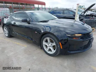 2019 Chevrolet Camaro 1LT with VIN 1G1FB1RS9K0154815, listed as a IAAI auction lot 41486750 with 55,976 mi miles. Bid and sale history available at carsss.com. Image 1.