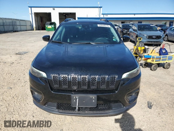 2022 Jeep Cherokee X z VIN 1C4PJMCX1ND527427, wystawiony jako Copart lot #55848515 z przebiegiem 38 034 mil mil oraz Szkoda całkowita • Salvage title. Historia ofert i sprzedaży dostępna na DreamBid. Obrazek 5.