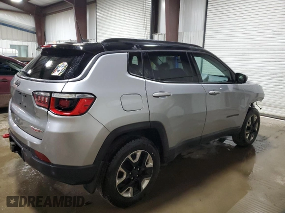 2018 Jeep Compass Trailhawk with VIN 3C4NJDDB5JT367079, listed as a Copart auction lot 52217965 with 53,816 mi miles and Salvage Title. Bid and sale history available at carsss.com. Image 3.