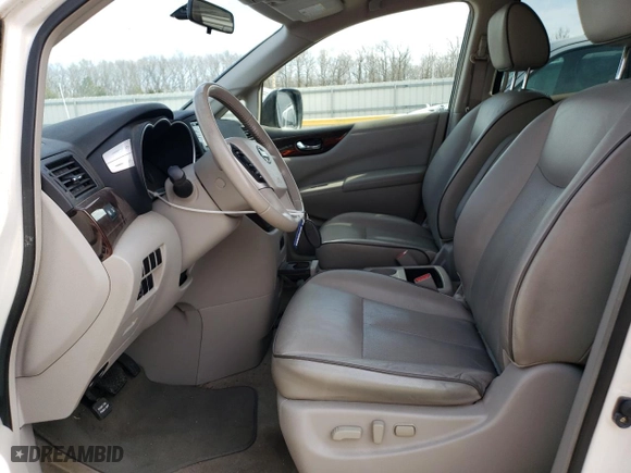 2014 Nissan Quest SV with VIN JN8AE2KP5E9105443, listed as a Copart auction lot 49068224 with 54,169 mi miles and Salvage Title. Bid and sale history available at carsss.com. Image 7.
