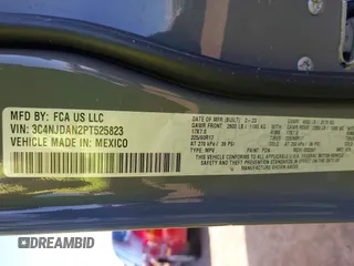 2023 Jeep Compass Sport с VIN 3C4NJDAN2PT525823, выставлен на аукционе IAAI как лот 41861831 с пробегом 39 405 миль миль и . История ставок и продаж доступна на DreamBid. Изображение 9.