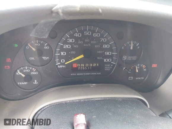 1998 Chevrolet Astro Cargo z VIN 1GCDM19WXWB139102, wystawiony jako IAAI lot #41540799 z przebiegiem 226 511 mil mil oraz . Historia ofert i sprzedaży dostępna na DreamBid. Obrazek 7.