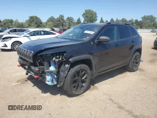 2016 Jeep Cherokee Trailhawk with VIN 1C4PJMBS5GW179046, listed as a Copart auction lot 61677425 with 88,694 mi miles and Salvage title. Bid and sale history available at DreamBid. Image 1.