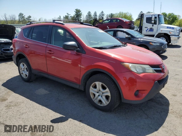 2013 Toyota RAV4 LE with VIN JTMZFREV3DD005867, listed as a Copart auction lot 54905185 with 192,913 mi miles and Salvage Title. Bid and sale history available at DreamBid. Image 4.