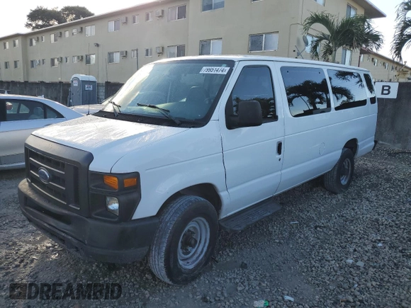 2008 Ford Econoline Passenger XL with VIN 1FBSS31L88DA78242, listed as a Copart auction lot 79951474 with 211,663 mi miles and Salvage Title. Bid and sale history available at DreamBid. Image 1.