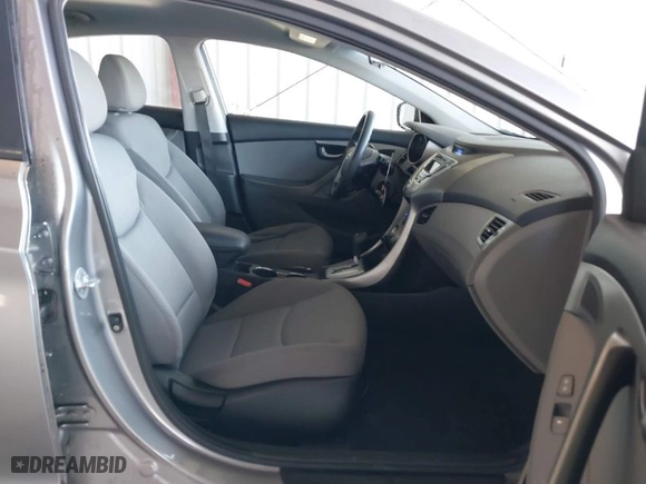 2012 Hyundai Elantra GLS PZEV with VIN KMHDH4AE5CU235756, listed as a IAAI auction lot 41312506 with 118,621 mi miles. Bid and sale history available at carsss.com. Image 5.