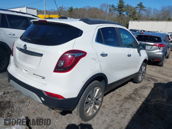 2018 Buick Encore Preferred with VIN KL4CJESB8JB644867, listed as a IAAI auction lot 41743106 with 109,821 mi miles. Bid and sale history available at carsss.com. Image 4.