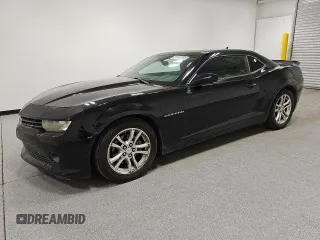 2014 Chevrolet Camaro LT z VIN 2G1FB1E38E9255417, wystawiony jako Copart lot #58031555 z przebiegiem 138 816 mil mil oraz Czysty tytuł • Clean title. Historia ofert i sprzedaży dostępna na DreamBid. Obrazek 1.