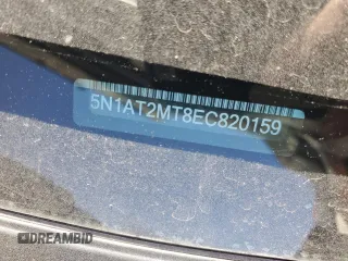 2014 Nissan Rogue SL with VIN 5N1AT2MT8EC820159, listed as a Copart auction lot 48146955 with 113,422 mi miles and Salvage Title. Bid and sale history available at carsss.com. Image 13.