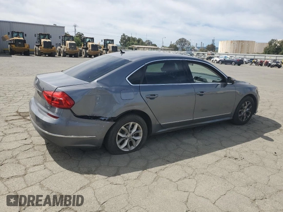 2016 Volkswagen Passat 1.8T S with VIN 1VWAT7A37GC020264, listed as a Copart auction lot 52545295 with 75,395 mi miles and Salvage Title. Bid and sale history available at carsss.com. Image 3.