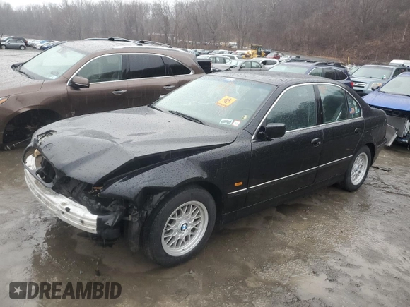 1999 BMW 5 Series 528iA with VIN WBADM6337XBY33191, listed as a Copart auction lot 82470594 with 145,691 mi miles and Non Repairable. Bid and sale history available at carsss.com. Image 1.