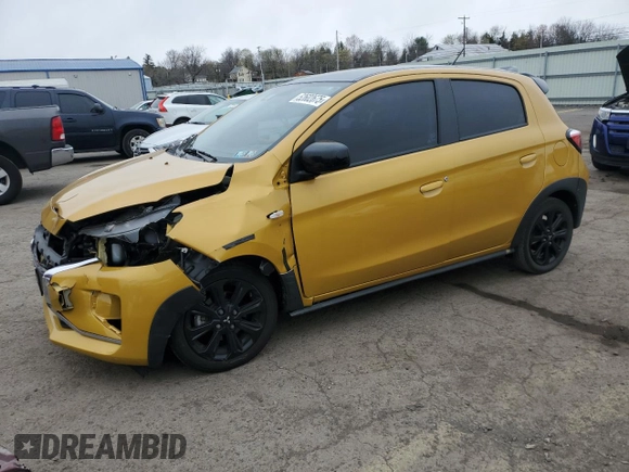 2023 Mitsubishi Mirage Black Edition с VIN ML32AWHJ7PH003272, выставлен на аукционе Copart как лот 52602675 с пробегом 26 712 миль миль и Списание • Salvage title. История ставок и продаж доступна на DreamBid. Изображение 1.