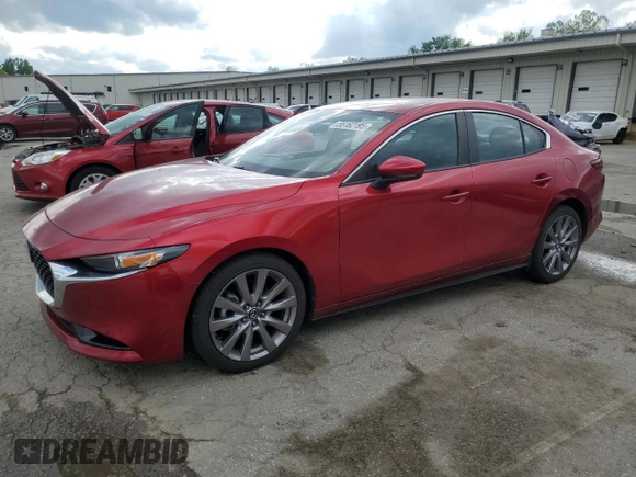 2019 Mazda 3 Select with VIN JM1BPBAM1K1118251, listed as a Copart auction lot 55162195 with 58,937 mi miles and Salvage title. Bid and sale history available at DreamBid. Image 1.