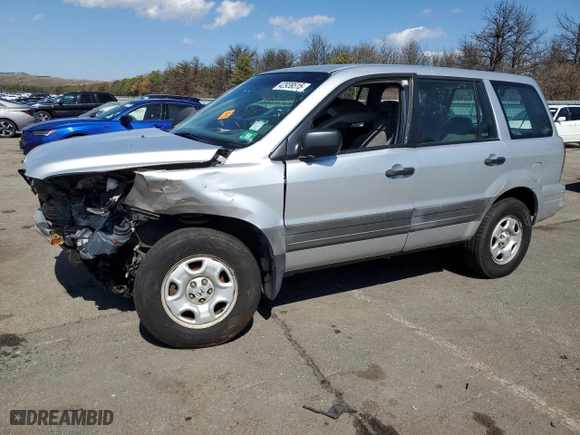 2005 Honda Pilot LX with VIN 2HKYF18195H551915, listed as a Copart auction lot 42939515 with 0 mi miles and Salvage Title. Bid and sale history available at carsss.com. Image 1.