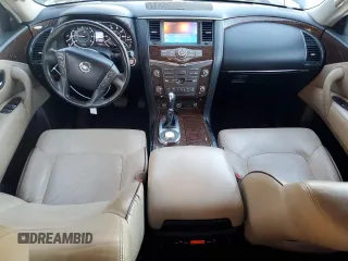 2017 Nissan Armada SL with VIN JN8AY2ND6H9005803, listed as a Copart auction lot 83749644 with 113,310 mi miles and Salvage Title. Bid and sale history available at carsss.com. Image 8.