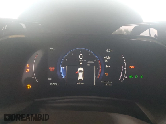 2025 Lexus NX 350 Premium with VIN JTJGGCEZ4S5010715, listed as a Copart auction lot 54897185 with 15,624 mi miles and Salvage title. Bid and sale history available at DreamBid. Image 9.