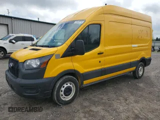 2022 Ford Transit Cargo z VIN 1FTBR1X85NKA42773, wystawiony jako Copart lot #57188295 z przebiegiem 59 108 mil mil oraz Szkody całkowita. Historia ofert i sprzedaży dostępna na DreamBid. Obrazek 1.