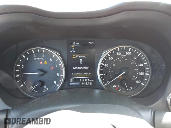 2019 Infiniti Q50 RED SPORT 400 with VIN JN1FV7AP8KM760885, listed as a IAAI auction lot 41794933 with 119,321 mi miles. Bid and sale history available at carsss.com. Image 7.