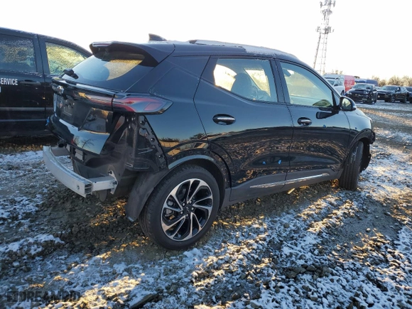 2022 Chevrolet Bolt EUV Premier with VIN 1G1FZ6S0XN4117545, listed as a Copart auction lot 86611474 with 33,105 mi miles and Salvage Title. Bid and sale history available at carsss.com. Image 3.