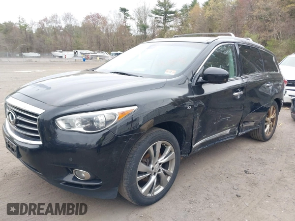 2015 Infiniti QX60 with VIN 5N1AL0MMXFC548440, listed as a IAAI auction lot 39273773 with 203,797 mi miles and . Bid and sale history available at DreamBid. Image 2.