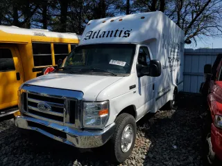 2012 Ford Econoline Commercial with VIN 1FDSE3FL4CDB21653, listed as a Copart auction lot 51218075 with 229,075 mi miles and Salvage Title. Bid and sale history available at carsss.com. Image 1.