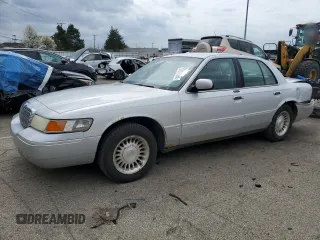2002 Mercury Grand Marquis LS Premium with VIN 2MEFM75W92X662232, listed as a Copart auction lot 51311365 with 173,098 mi miles and Salvage Title. Bid and sale history available at DreamBid. Image 1.