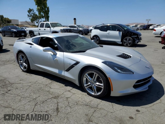 2017 Chevrolet Corvette 1LT with VIN 1G1YB2D77H5109076, listed as a Copart auction lot 62728585 with 97,910 mi miles and Salvage title. Bid and sale history available at DreamBid. Image 4.