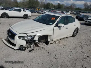 2016 Infiniti Q50 Premium с VIN JN1EV7APXGM306382, выставлен на аукционе Copart как лот 51202825 с пробегом 84 492 миль миль и Списание • Salvage title. История ставок и продаж доступна на DreamBid. Изображение 1.