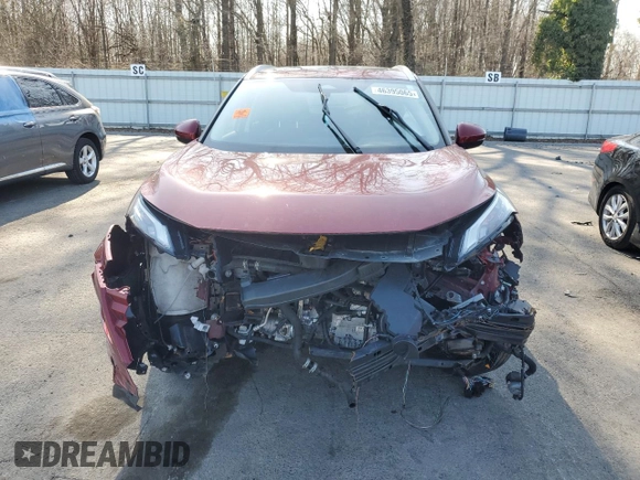 2022 Nissan Rogue SV with VIN JN8BT3BB4NW335819, listed as a Copart auction lot 46395065 with 58,537 mi miles and Salvage Title. Bid and sale history available at carsss.com. Image 5.