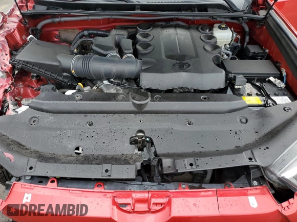 2022 Toyota 4Runner SR5 with VIN JTEMU5JR4N6019845, listed as a Copart auction lot 51411635 with 43,311 mi miles and Salvage title. Bid and sale history available at DreamBid. Image 12.