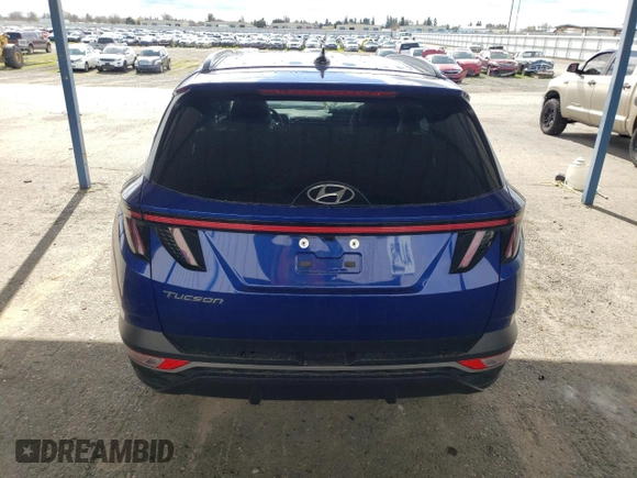 2024 Hyundai Tucson SEL with VIN 5NMJF3DE4RH347046, listed as a Copart auction lot 47836835 with 16,090 mi miles and Salvage Title. Bid and sale history available at carsss.com. Image 6.